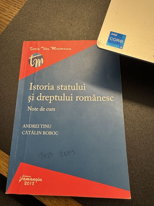Carte drept An 1 Istoria statului si dreptului romanesc