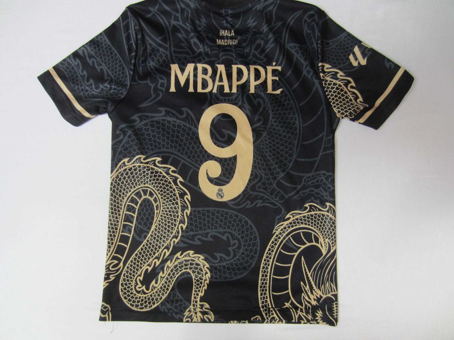 Tricou fotbal copil, MBappe, Real Madrid, masura 104-116, Adidas, ca nou