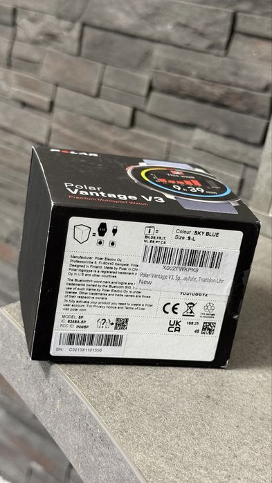 SmartWatch Polar Vantage V3 Sky-Blue / NOU / Sigilat