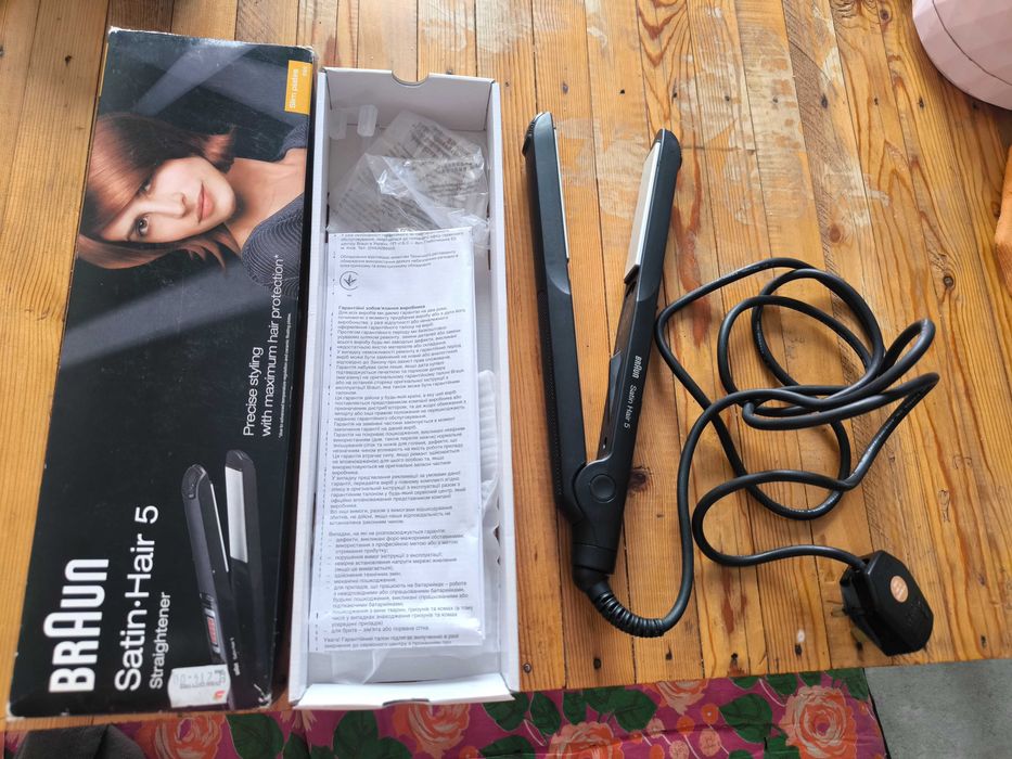 Утюжок для волос Braun Satin Hair 5 + коробка и аксессуары