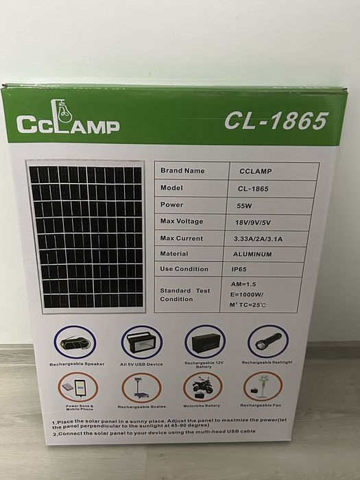 Panou solar  fotovoltaic 55W ~ Promotie ‼️