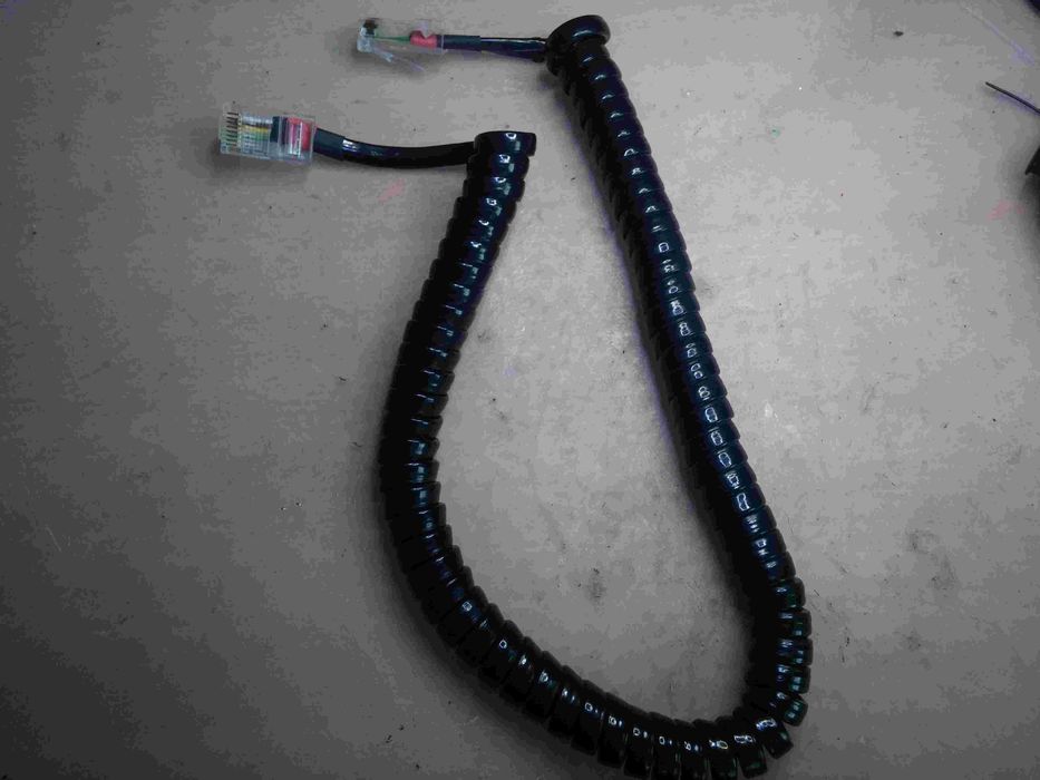 Cablu alimentare statie,Cablu Spiralat Microfon Kenwood, Motorola