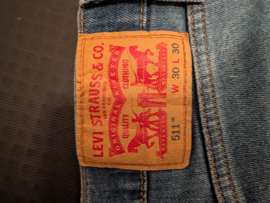 Lot 3 perechi blugi Levi's originali, mărime W30 L30 (511 × 2 + 513)