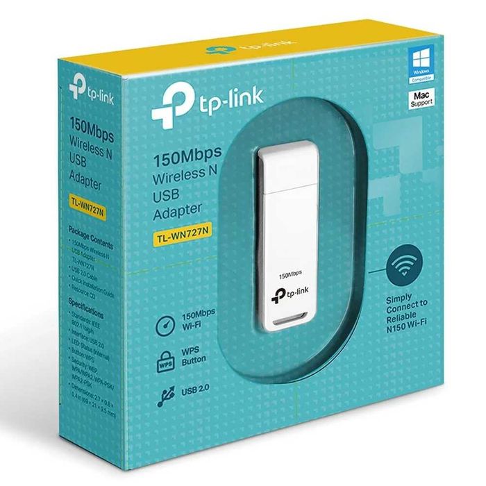 TP-Link TL-WN727N Wi-Fi-адаптер, USB