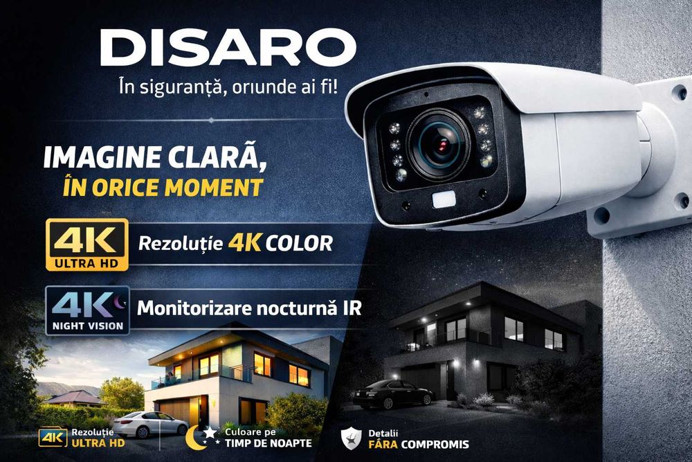 Montam camere de supraveghere, sisteme alarmă și antiincendiu