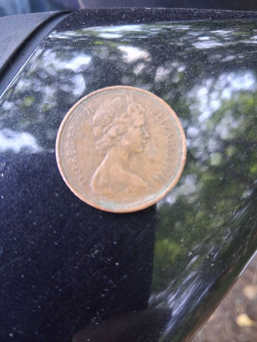 монета Англия 2 New Pence 1971г