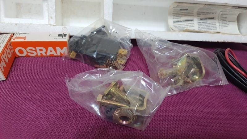 Set proiectoare ceata OEM Bosch Pilot 150 pentru mașini clasice vwgolf