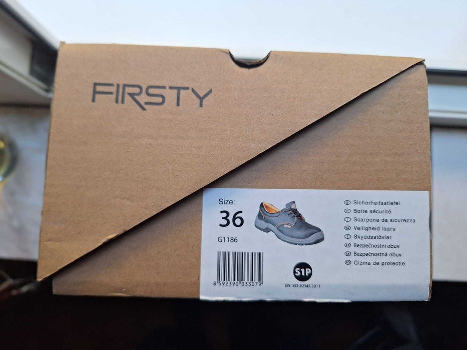 Pantofi de lucru Ardon Firlow cu bombeu metalic, mărimea 36