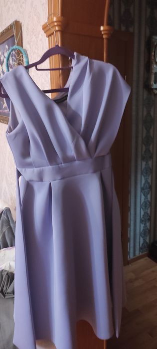 Платье вечернее, сирень.