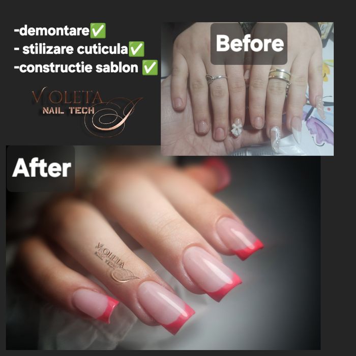 Manichiura unghii cu gel