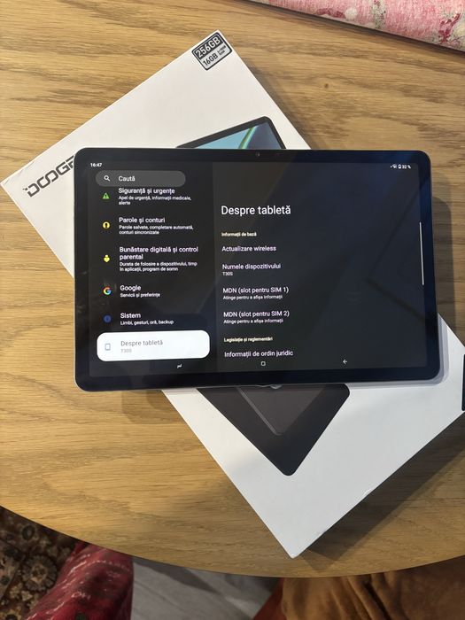 Tableta doogee t30s 256gb 16gb ram