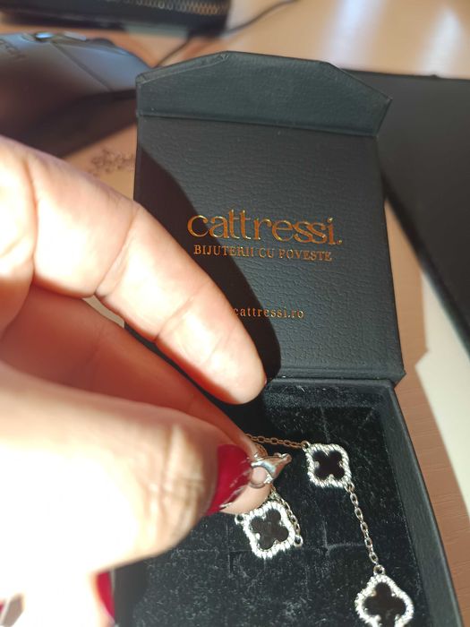 Brățară ,,Cattressy" trifoi argint 925