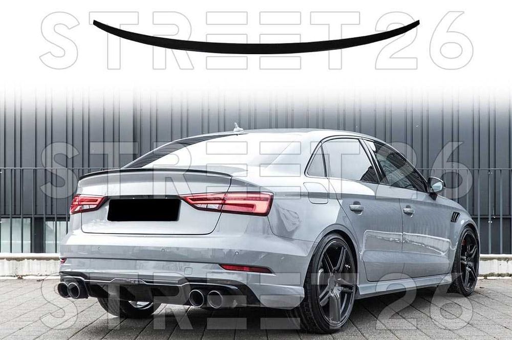 Eleron Portbagaj Audi A3 8V Sedan (2013-2020) Negru Lucios