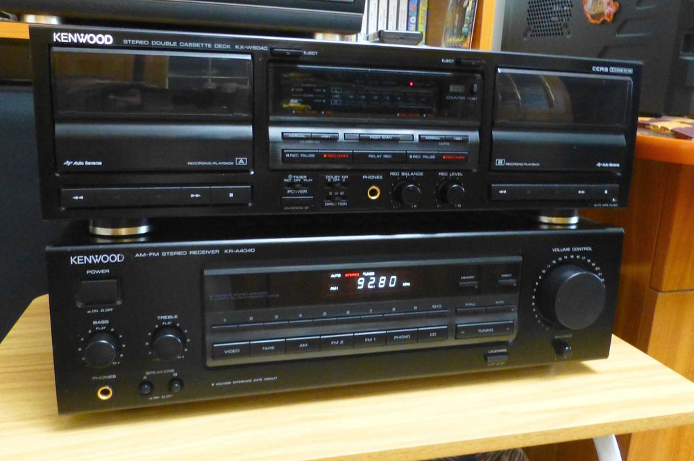 Amplituner si deck Kenwood