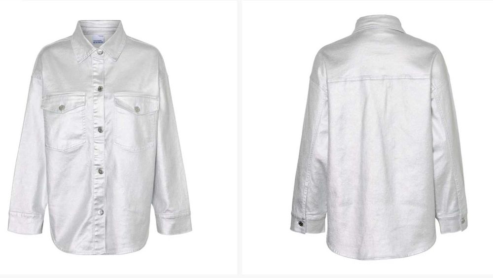 Новые джинсовые рубашки/куртки H&M,VERO MODA, размер М/XL  (50/60)