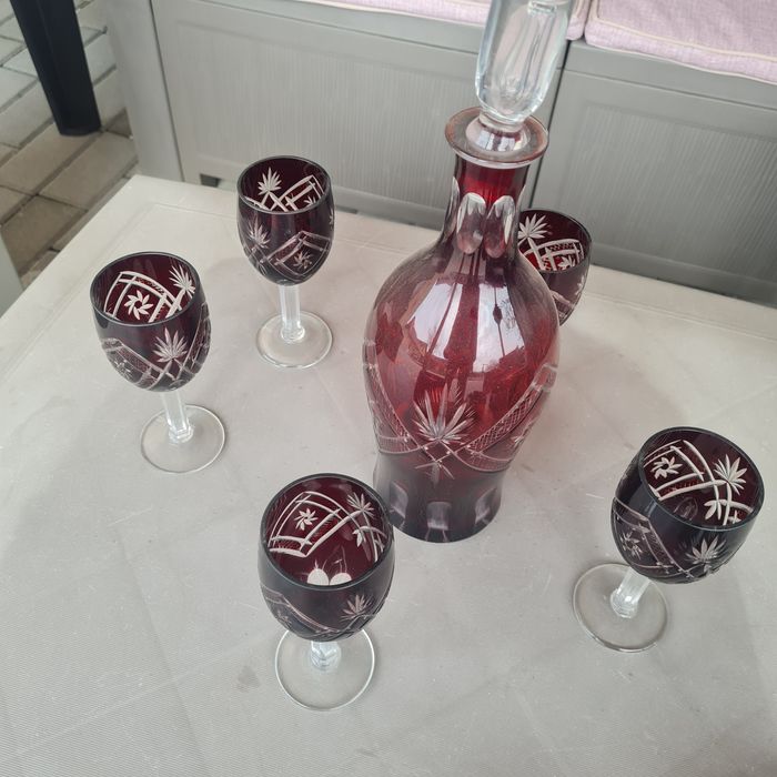 Set  cristal -rubin gravat