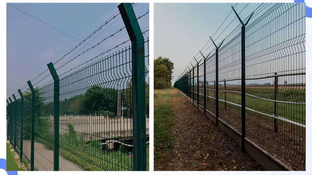 Металлическое 3D ограждение в наличии