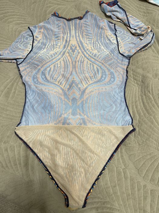 СПФ-комплект: купальник + брюки