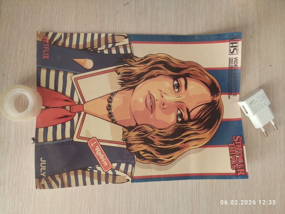 Плакаты очень странные дела,читайте описание