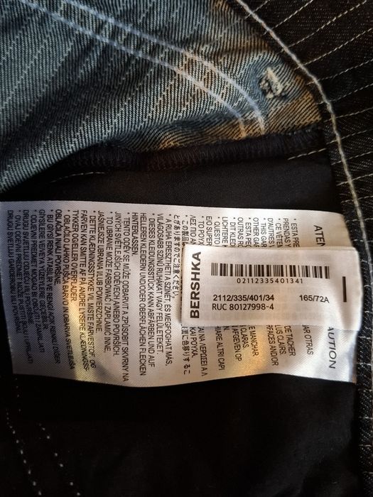 Bershka Stripe Barrel Jeans