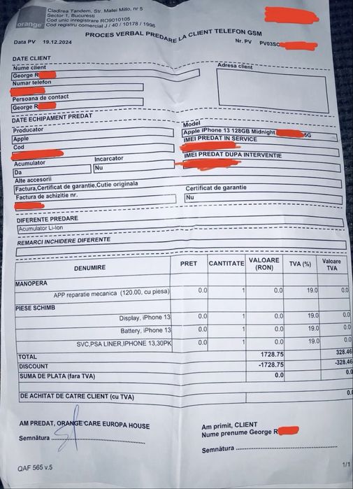 Apple iPhone 13, 128GB, 5G, Midnight