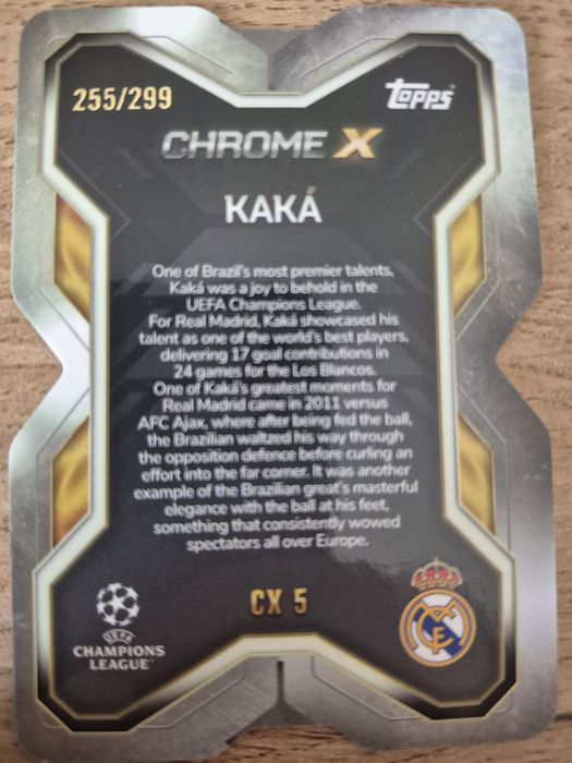 Match Attax 25/26 Extra - Chrome X Shield Kaka 255/299