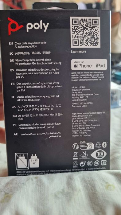 Casca Bluetooth Plantronics Voyager Ledend 50