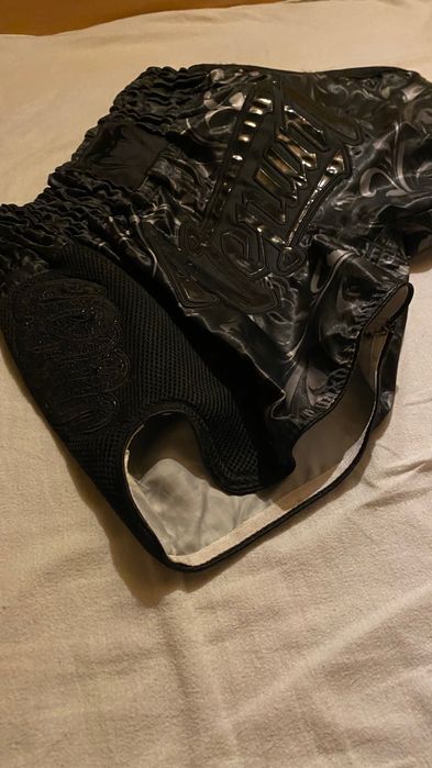 Venum muay thai black shorts