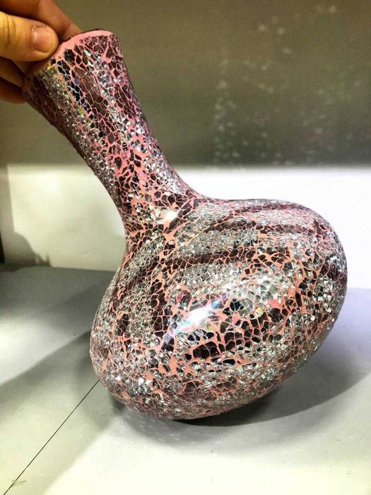 Ваза для цветов мозаичная — для ресторана, офиса, гостиницы