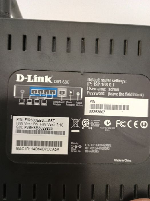 Router wireless D -Link DIR600