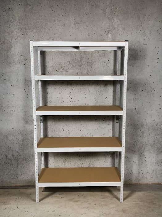 Метален стелаж с 5 нива до 100 кг всяко - 4 цвята