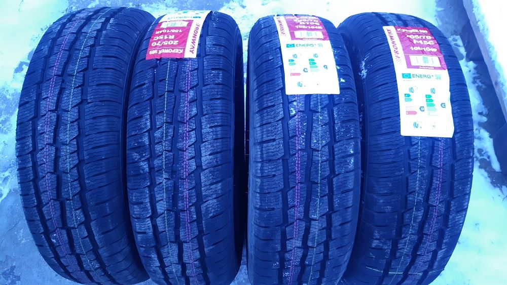 Set 4 anvelope NOI 205/70r15c iarnă marca Fronway dot 2025