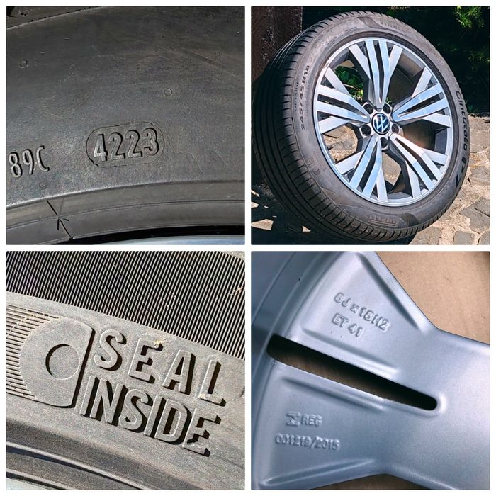 Jante aliaj 18 " OE VW Passat B8, B8. 5, Alltrack, Skoda, Audi, Seat, anvelope  Pirelli 245 45 R18  FACTURA!