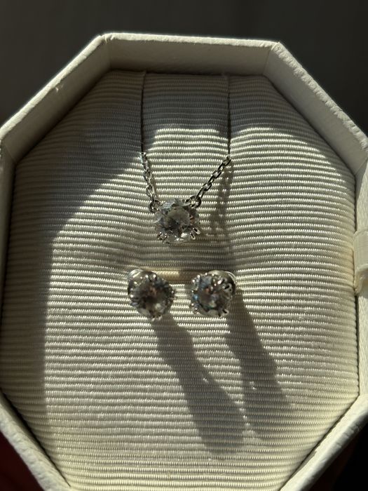 Set Swarovski argint