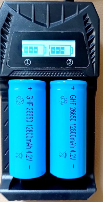 Зарядно устройство за батерии р-р АА, ААА, 18650, 18500, 26650, 14500