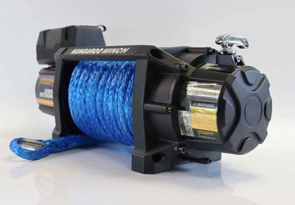 Troliu electric KangarooWinch PowerWinch K 15000 Extreme HD sintetic