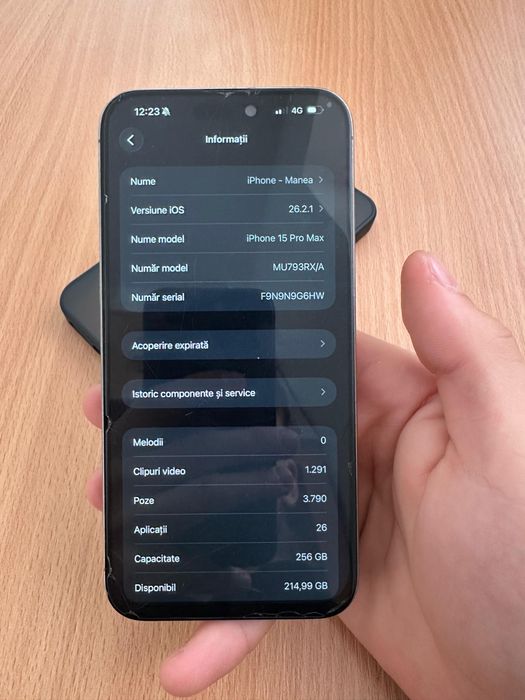 Vand /schimb Iphone 15 pro max