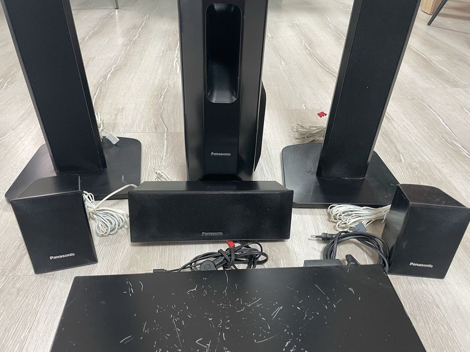 Sistem Home Cinema Panasonic SA-PT 465 5.1 + subwoofer – boxe tower