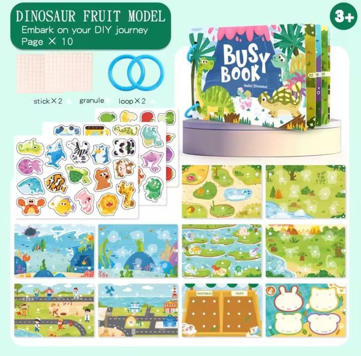 Mini busy book bolalar uchun