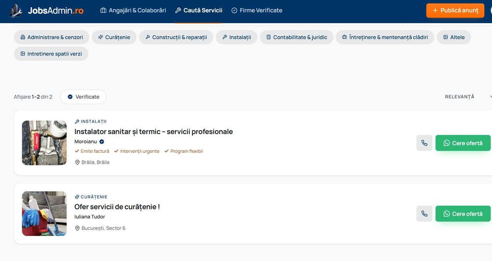 Asociația de proprietari caută firme și profesioniști? Găsește servicii pentru clădirea ta pe JobsAdmin.ro