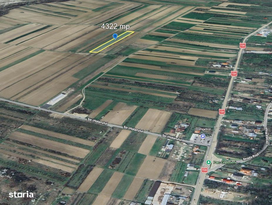 Teren agricol pe Valea Dâmboviței la Mănești 4322 mp