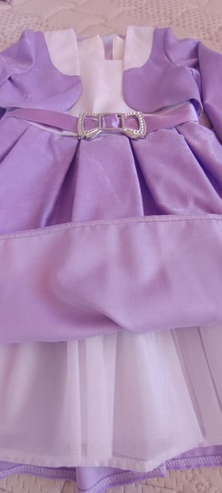 Детска рокля с болеро, р. 140