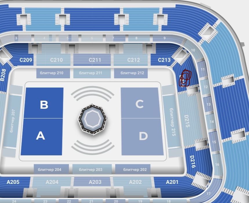 Mangu bilet d214 sektor