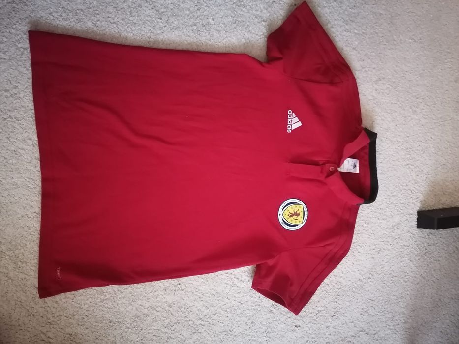 Tricou polo barbati,rosu,Adidas,L