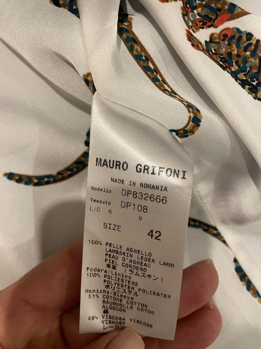 Кожено яке Mauro Grifoni