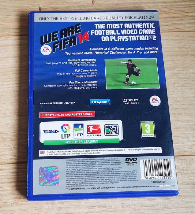PS2 Fifa 14 Фифа 14 Плейстейшън 2 PlayStation 2