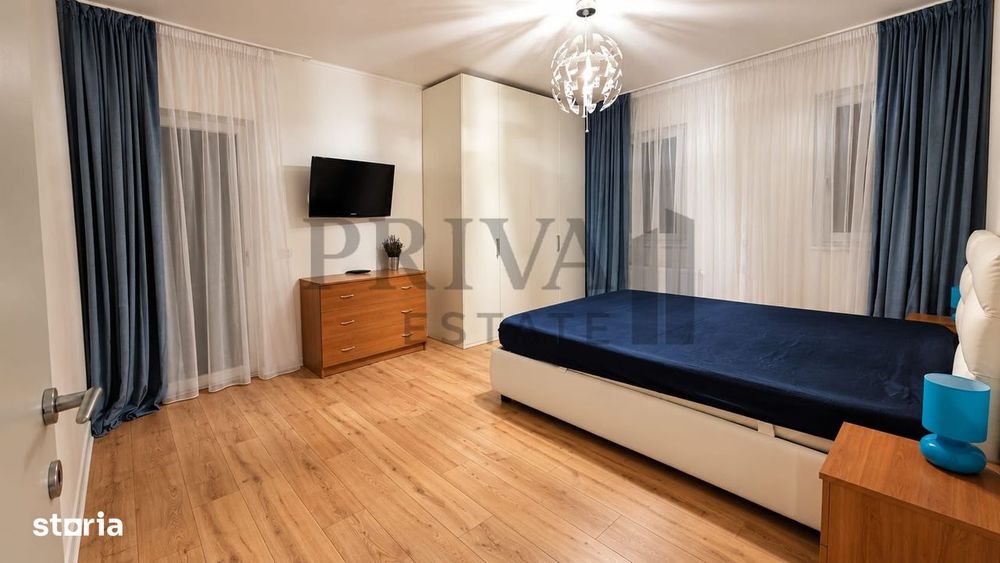 Apartament nou 2 camere, 78 mp, etaj 1, centrala, parcare, Braytim
