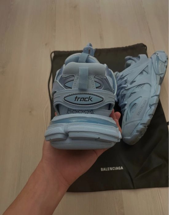 Balenciaga track baby blue