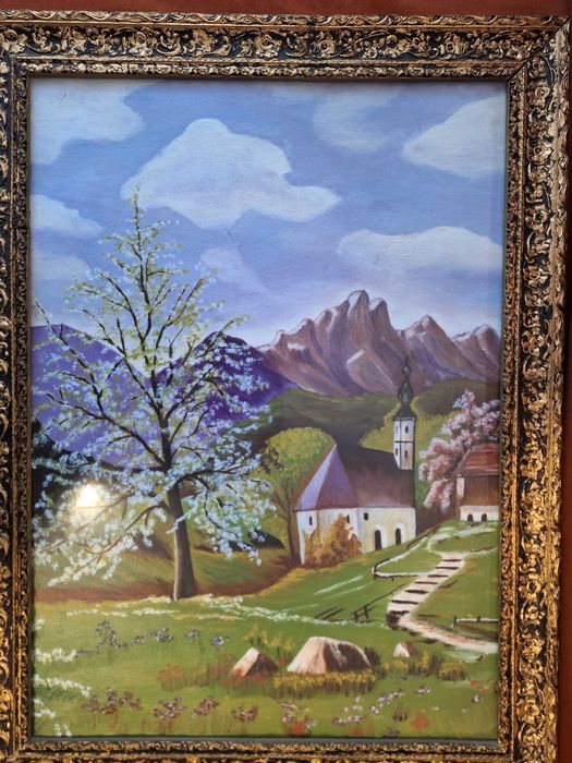 Tablou – vintage, pictat pe panza ,  5