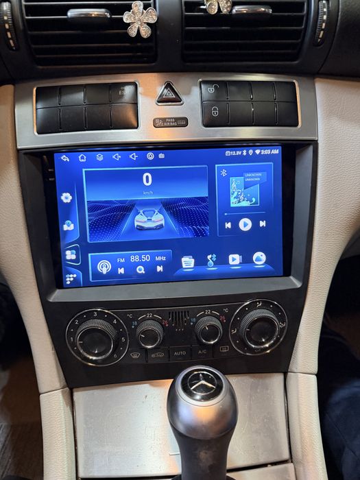 Navigatie Android  Dedicata Mercedes W203 C-Class CARPLAY + Camera